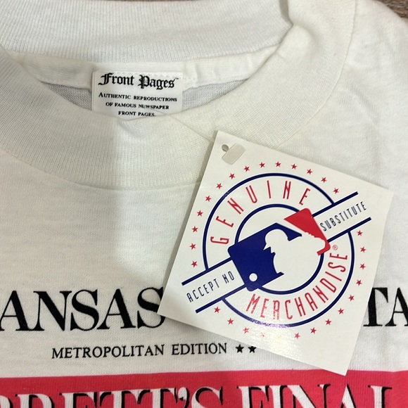 NWT George Brett Retirement Sweatshirt and TShirt Extra Large KC Star Bundle - Picture 8 of 15